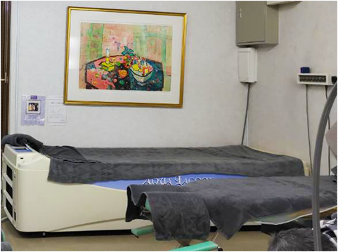 ウォーターベット治療の画像